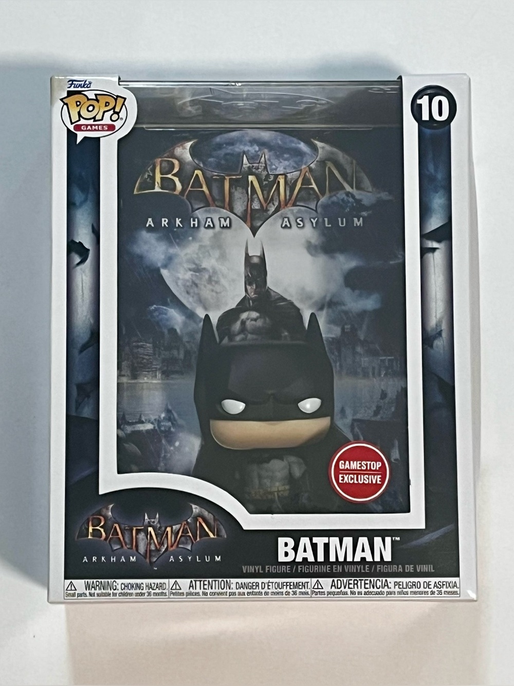 Funko Pop Games: Batman Arkham Asylum Cover #10 Action Figure GameStop Exclusive